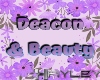 [A]Deacon&Beauty 3D sign