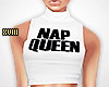 ! Nap Queen White Crop
