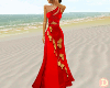 {DP} Red & Gold Gown