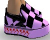 Pink/Black shoes Female