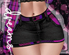 Dark Pink Grunge Skirt