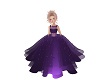 Purple Flower Girl Dress