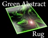 Green Abstract Rug