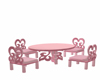 Cozy Pink Table/chairs