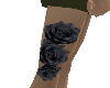 [SaT]Leg roses Tat