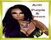 Avril Purple & Brown
