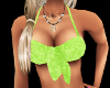 Lime Green Bikini Top