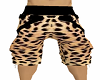 leopard baggy shorts