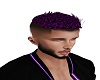 Purple/Blk Streak Hair