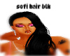 sofi hair  shiny blk