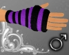 Arm Warmers [blk + purp]