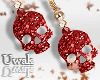Brown Skull Earrings