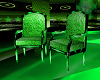 Green Twin chairs