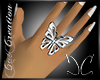 Butterfly Diamond Ring C