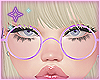 Round Glasses Lilac