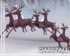 Wooden Deer Light Deco