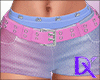 Blue Pink Short