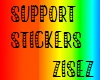 !z! 6k support sticker
