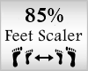 Feet 85% Scaler F/M