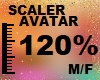 120 % AVATAR SCALER M/F