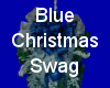 Blue Christmas Swag