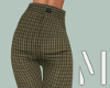 F+M | Brown Plaid Pants