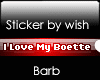 Vip Sticker Boette