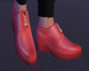 Gold-Red Ombre Shoes