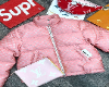 LV Pink Puffy Jacket