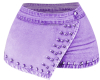 Dina Purple Denim Skirt