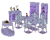 LL- Lavender dining set