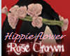 Hippie Flower Rose Crown