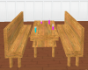 Wooden Bartable & Benchs