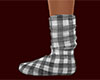 Gray Sock Plaid Tall 5 F