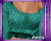 (A) Aqua Sweater