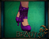[B]purple glitter shoes