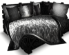 black silver corner bed