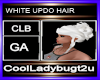 WHITE UPDO HAIR