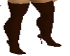 Sexy Brown Thigh Boots