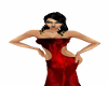 (Chrys)RednBlack Dress
