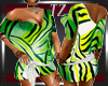 Fashion GreenZebra Dress