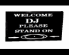 welcome dj sign animated