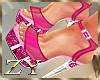 ZY Metallic Pink Heels