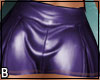 Purple Leather Club Skir