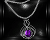 purple classy necklace