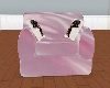 Pink Satin Chair