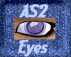 AS2 Blue Glass Eyes