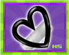 [HS] Black Heart Bracele