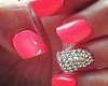 Pink Diamond Nail