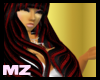 ~Mz~Blk/red MOSHIE Hair